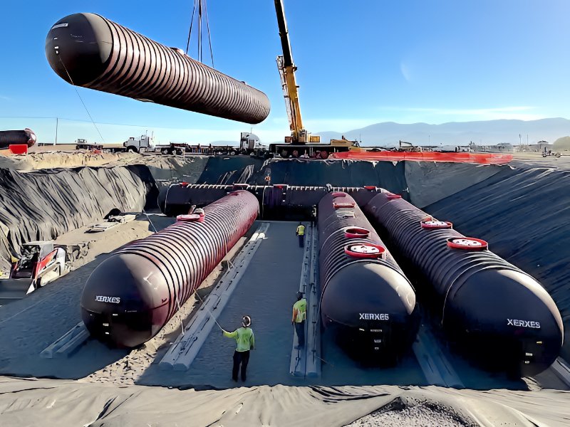 Fuel Tanks for Under Construction Truck Stop