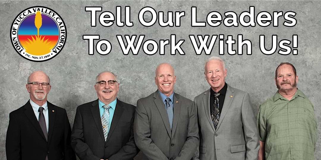 Inform our leaders / Work with us
